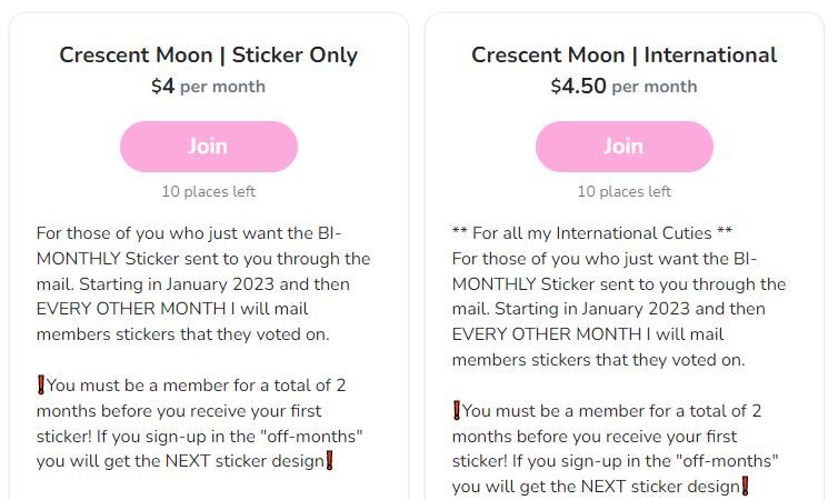 Hey you! Yeh you! Did you know I'm sending out sticker mail again?! 

It's only $4/month ($4.50 for international friends) &amp; every other month I will mail you a sticker! 

My Members get:
Vote 🗳 
Discounts 💰
Exclusive shop merch 🛍 
Few days left for this cute Nidoran couple!