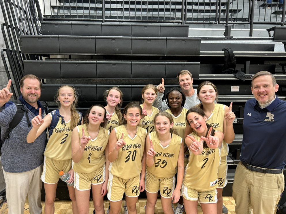 Finished up the regular season today with 27 points over Sprayberry in our last region game! Final 53-29. 7th grade Jr Knights are UNDEFEATED Region Champs once again! Back to back 21/22 & 22/23! Time to get back to work before we head into the CCJBC Playoffs 💪🏼🔒🥇🏆#ccjbc