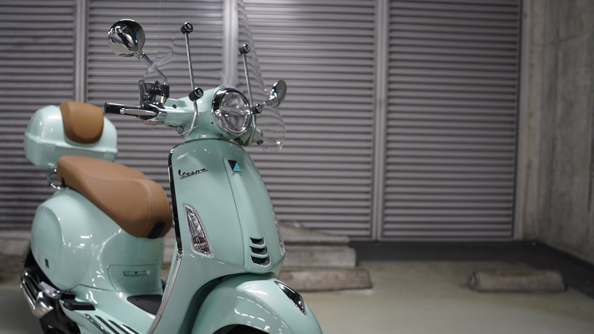 UdxCarwash's tweet photo. バイク洗車・コーティング専門店モトエステ秋葉原udx駐車場店SNAP シズちーさん VESPA Primavera 150 ABS を洗車させて頂きました。ご利用ありがとうございました。#vespa #primavera150 https://t.co/kUKZyEgFz0