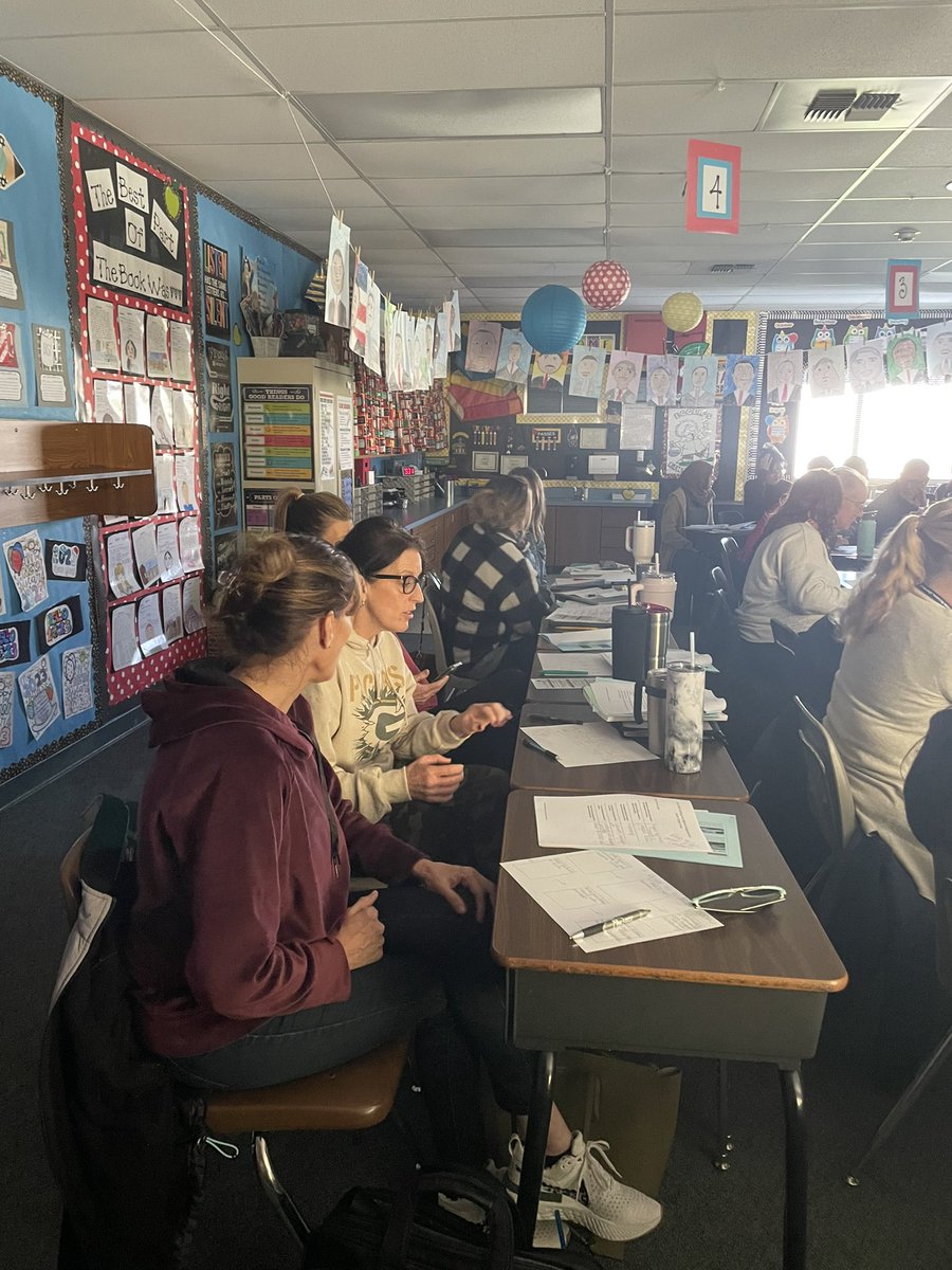 PBVUSD teachers engaging in conversations around effective ELD lesson design. <a href="/DrVpark/">Dr. Valerie Park</a> #ACTonEdu #PBVUSD