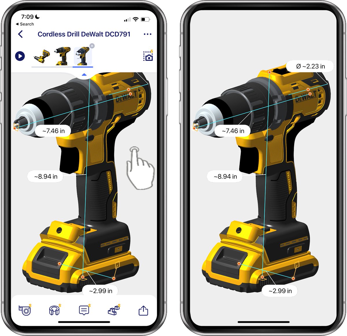 Hide/show toolbars automatically for a peaceful experience in the FREE #SolidInsight App 😄
solidinsight3d.com/ss?flag=twitte… on designs without format worries. #cad #autocad #designtools #design #2d  #edrawings #solidworks #collaboration #viewers  #ProEngineer #3DPlay #fusion360 #grabcad