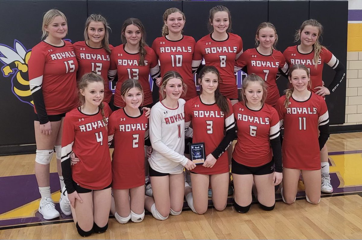 Congrats to Royals Volleyball who took home 2nd place in the New Athens Winter Warm-Up Tournament after going 3-1 on the day! #RedBud132