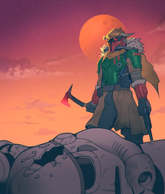 Mandalorian Bloodhound   #ApexLegends #ApexLegendsFanart #Bloodhound 