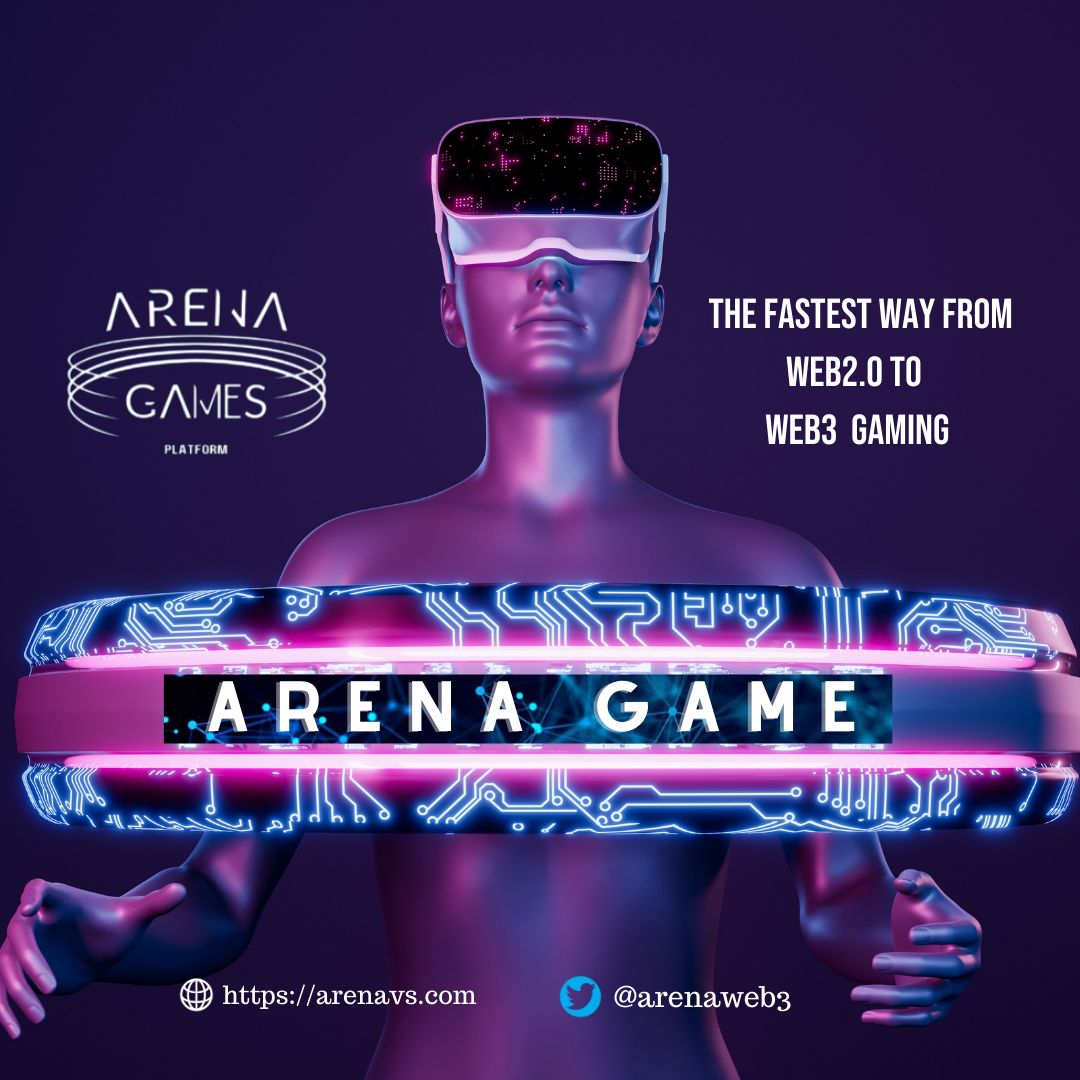 AppMarketingB's tweet photo. @Arenaweb3 is new platform that enables bridging Web2-based multiplayer games into #Web3
The platform allows game developers to integrate the use of #NFTs and tokens in and out of their games. #floorsup
Isn't that cool 👌 

Visit for more info!  👇https://t.co/bvR7lTRUMb

#GameFi https://t.co/cyN4FfJoT3