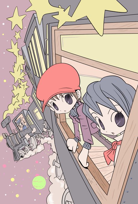 専用 童話シリーズ 銀河鉄道の夜 手描きイラスト インテリア