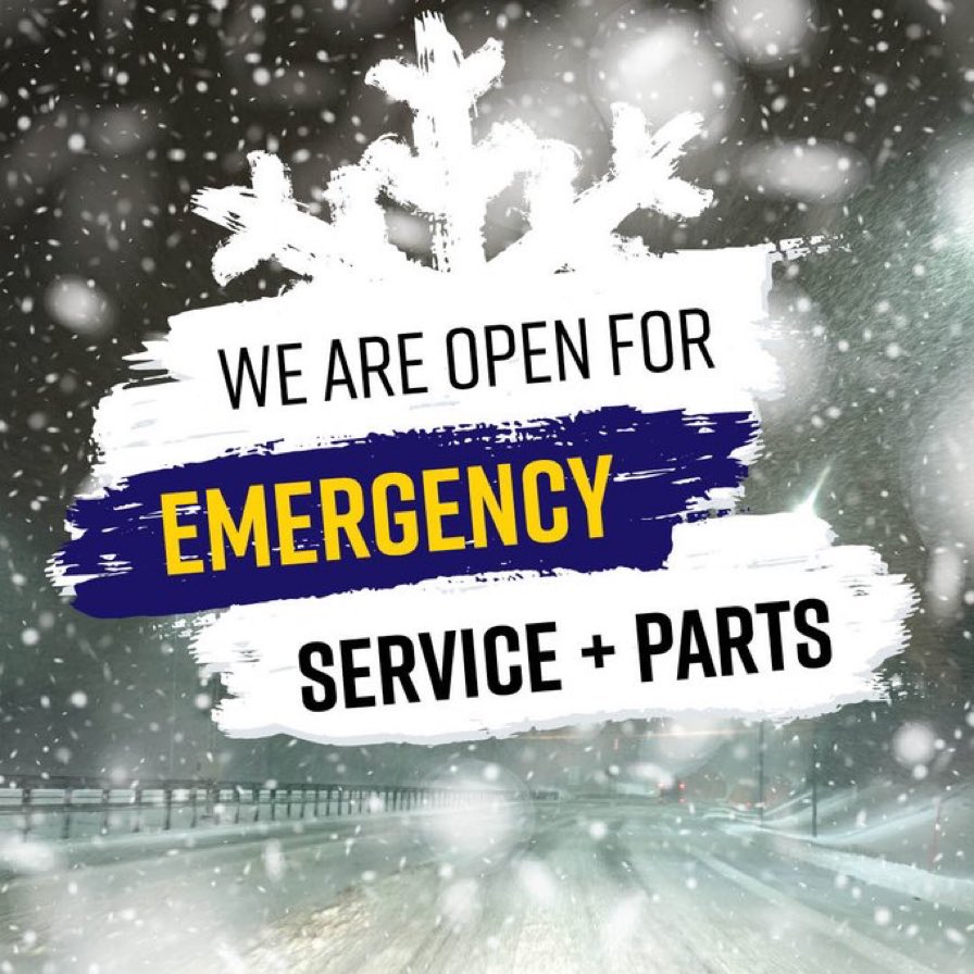 ‼️We will be open tomorrow, January 29, 2023 at 8:00am for emergency service and parts. 🚨 #ONstorm #toronto #torontostorm #snowstorm