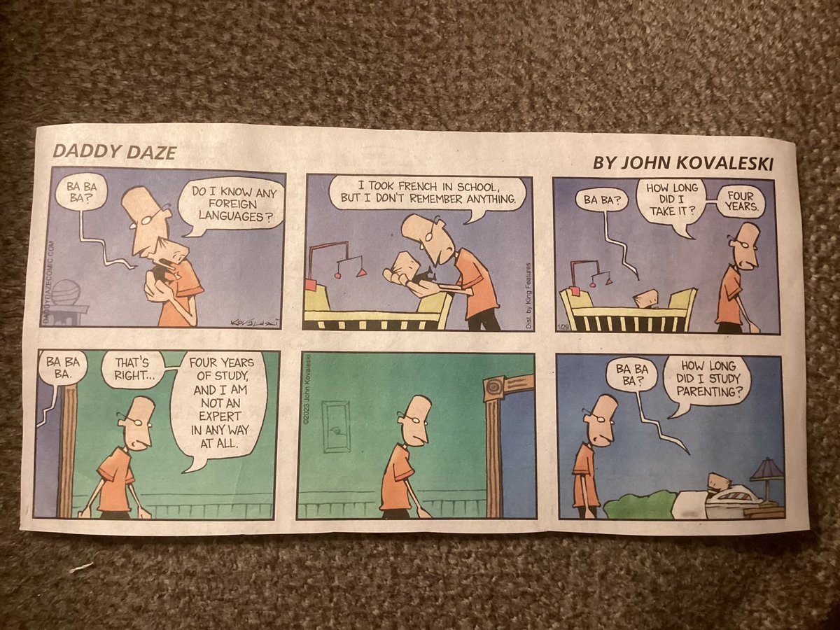 edithirohrer's tweet photo. Nothing against French. Parenting education is important. Support the Family and Consumer Sciences department at your local high school/middle school. We teach child development and parenting. Thank you, artist Kovaleski. https://t.co/XrJ8uompGr