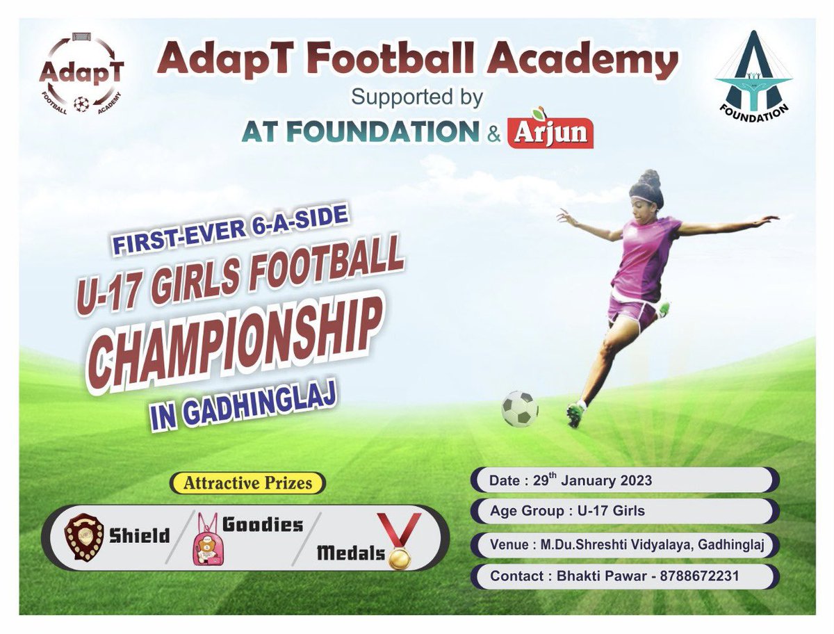 anju22star's tweet photo. #AdapTAcademy #AdapTFA #adaptfootballacademy #AdapT22 #LearntoAdapT #womenfootball #womeninfootball #girlpower #makeithappen https://t.co/kv0ULBOAL0