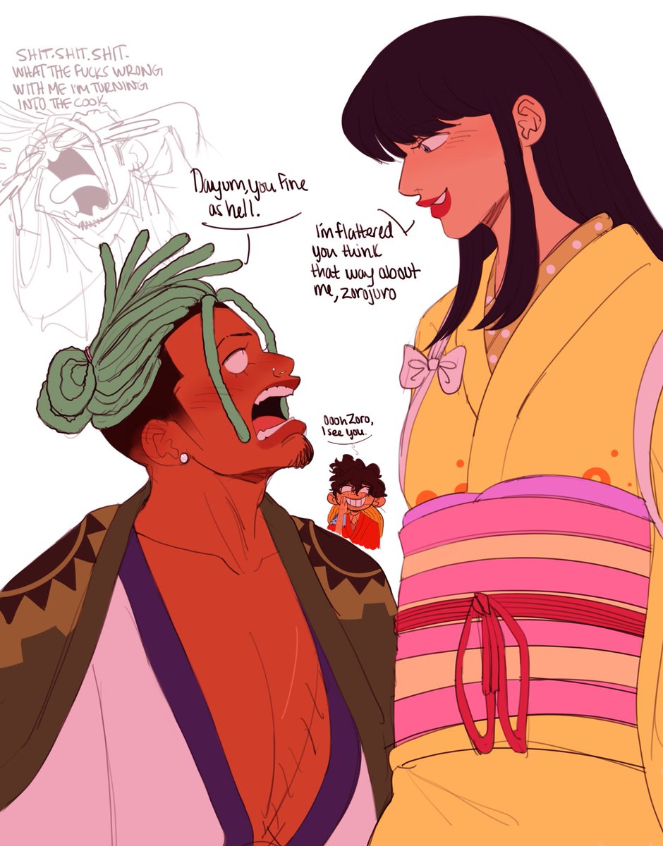 jwrldbebussin's tweet photo. Only woman I'd want Zoro to be with https://t.co/z0Z6O8Ltm8
