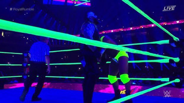 HeelFactory's tweet image. Well, I think wrestling in the dark is a bit like a local radio DJ hosting a late-night phone-in show. It's a bit offbeat, a bit niche, but if you're into it, it can be absolutely riveting. #RoyalRumble