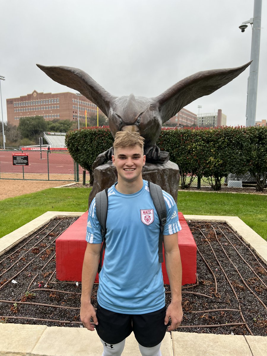 It was a pleasure meeting the Cardinal coaches and teammates of the University of Incarnate Word Men's Soccer today.  <a href="/UIWMensSoccer/">UIW Men's Soccer</a>  <a href="/UIWAthletics/">UIW ATHLETICS</a> #TheWord