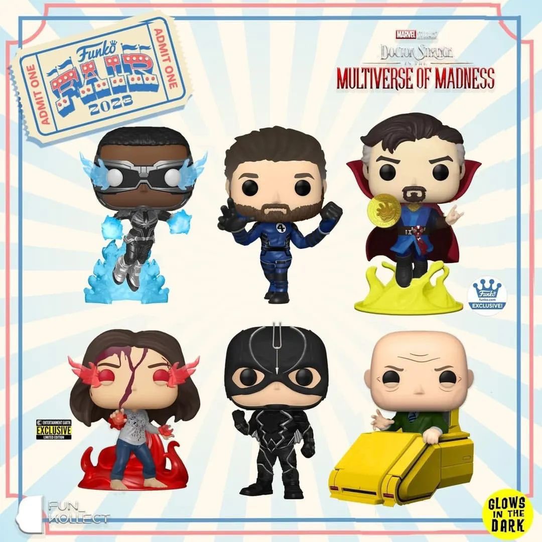 Concept Arts no oficiales para varios #FunkoPop de #MultiverseOfMadness
¿Os gustaría que fueran reales?

#DoctorStrange #ScarletWitch
#Marvel #MarvelStudios #Disney 