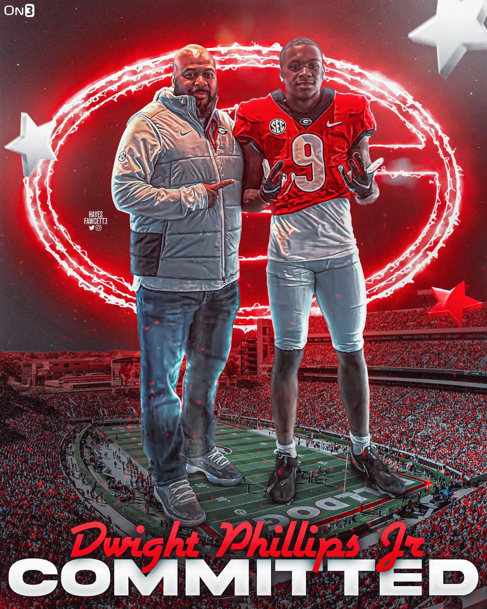 BREAKING: Four-Star ATH Dwight Phillips Jr. tells me he has Committed to Georgia! The Top 85 Player in the ‘24 Class chose the Bulldogs over Miami, Texas, and Oregon. He joins Georgia’s top ranked class in the 2024 Team Rankings. on3.com/college/georgi…