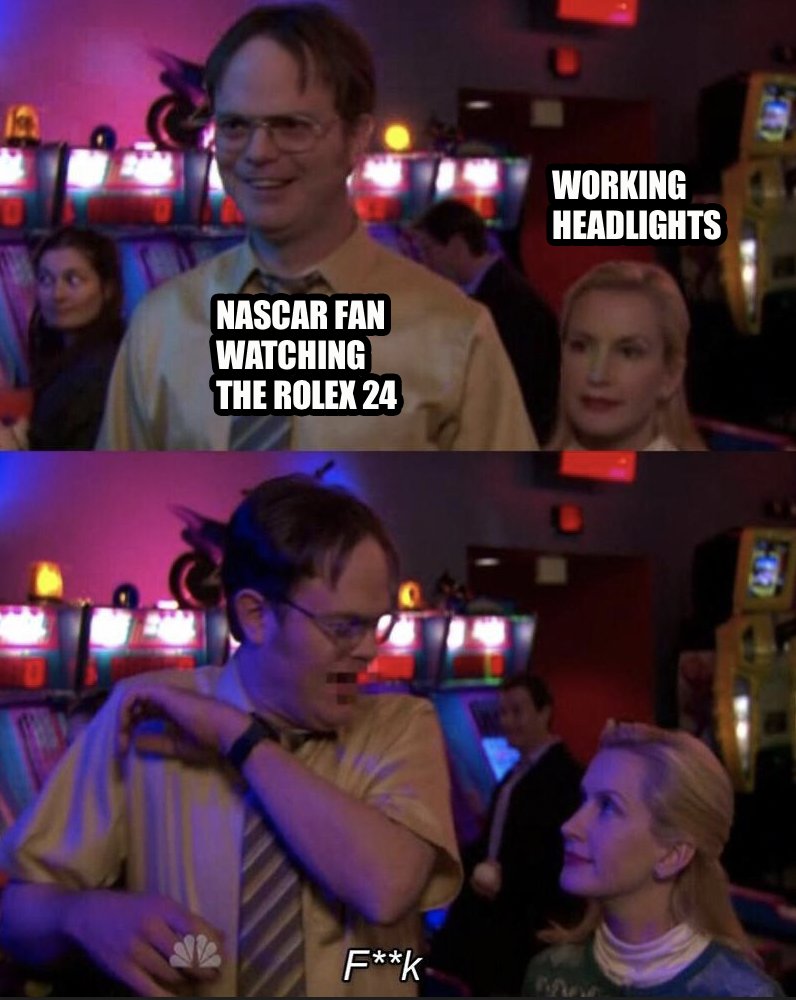 nascarcasm's tweet photo. #Rolex24 #NASCAR https://t.co/Lh1xO2yKqj