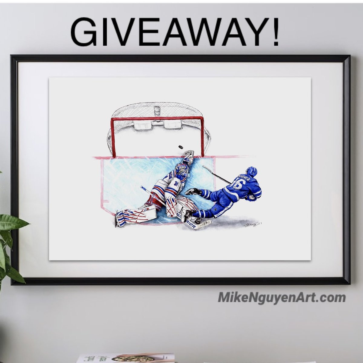 mikenguyenart's tweet photo. THE Marner Goal GIVEAWAY! contest with 3 prizes with 3 winners 
To enter:
1. Follow me
2. Retweet
3. Tag a Leafs fan (tag 1 friend per comment) 
*unlimited entries 
Contest ends Jan 31st at 12am. 
The winner announced on Feb 1st! 

GL! 🙏😊

🎨 https://t.co/wKce27Ceh0

#Goleafs https://t.co/ELOl3u4I6q