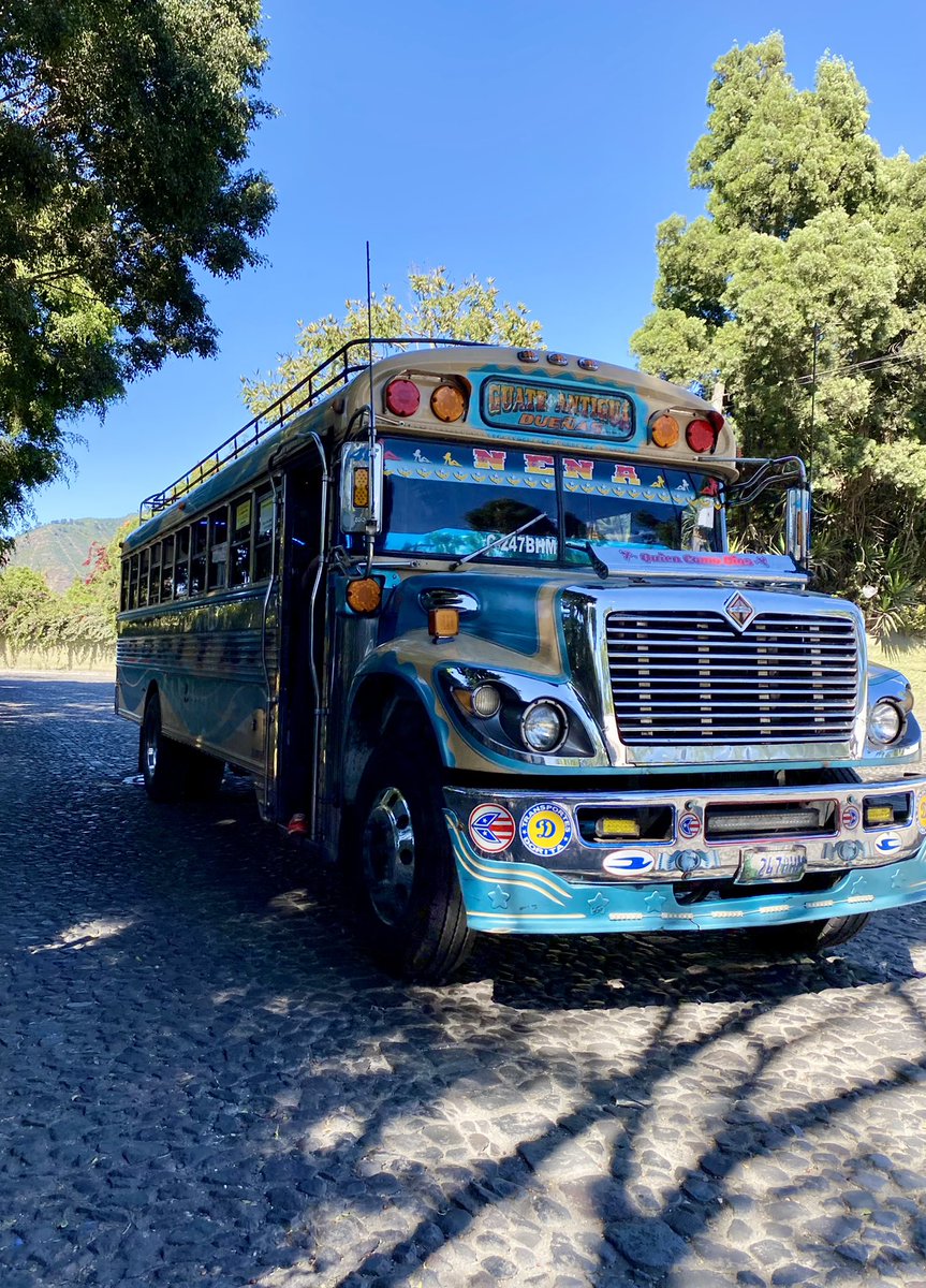 fionamusiclakes's tweet photo. Back in Antigua - can’t beat markets &amp; chicken buses! #Guatemala #Antigua #chickenbus @lonelyplanet https://t.co/MJjDXd7kla