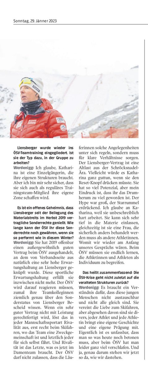 über #ösv, ⛷ damen & herren, krise & katharina liensberger redet @NicolaWerdenigg im @NEUEVT sport-talk mit @hannesmayer2 

@Ski_Austria_ @swissskiteam @skiverband