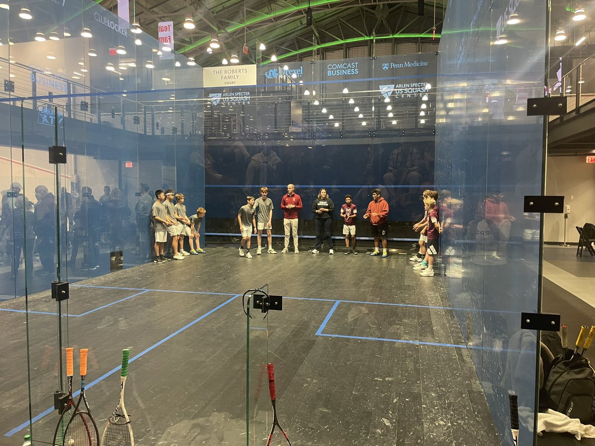 Fords A team about to play semi finals of Middle School Nationals. Good luck team <a href="/GoFords/">Haverford Athletics</a>