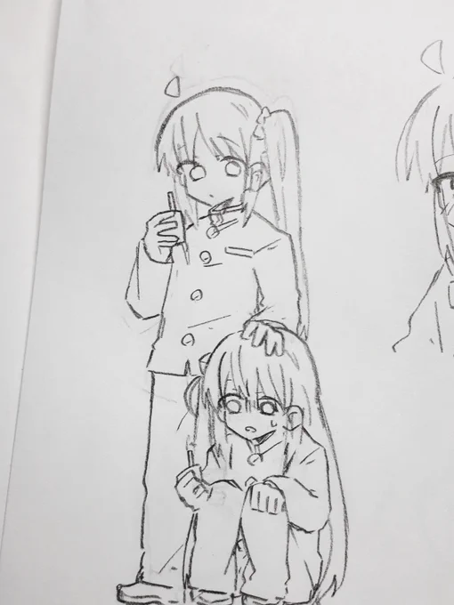 #ぼ虹 
ぼ虹と虹夏ちゃんとぼっちちゃんとぼ虹 