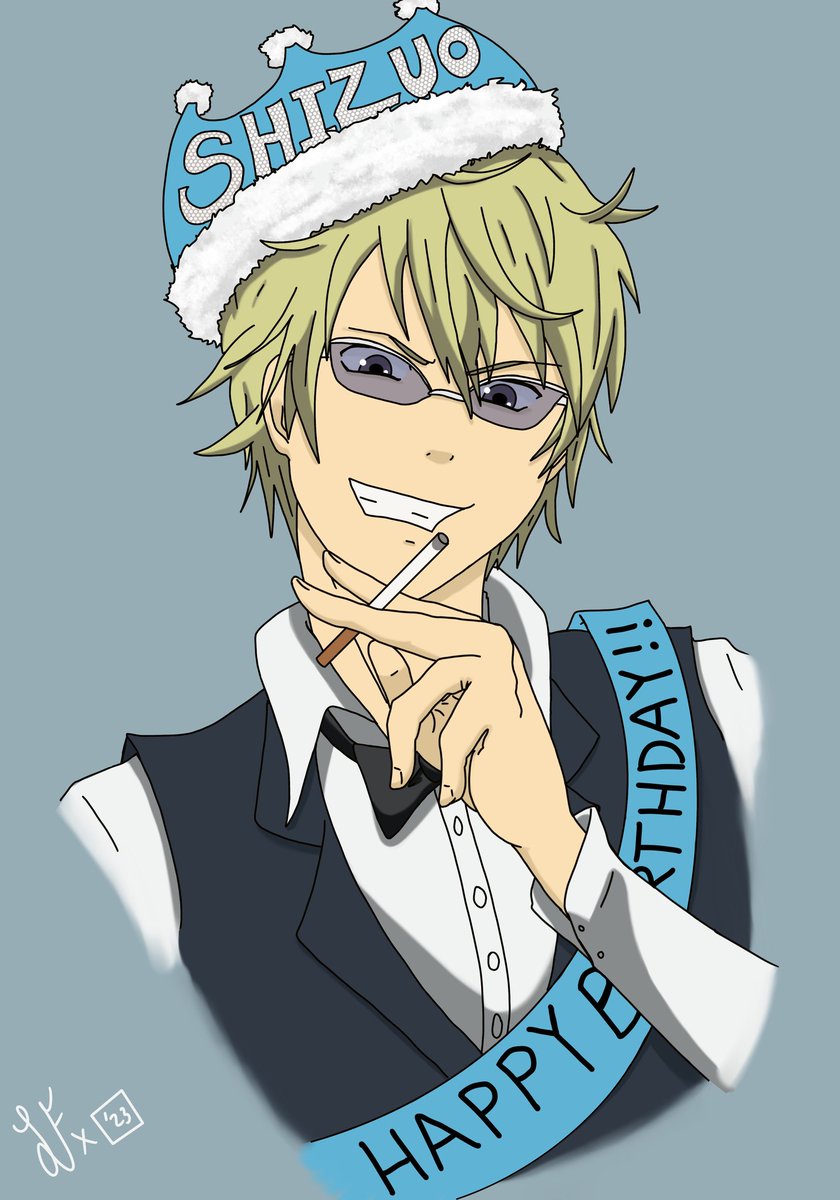 Hope I'm not too late!Happy Birthday to Shizuo!!
#平和島静雄誕生祭2023
#happybirthdayshizuo 
#shizuoheiwajima
#drrr_anime #durarara