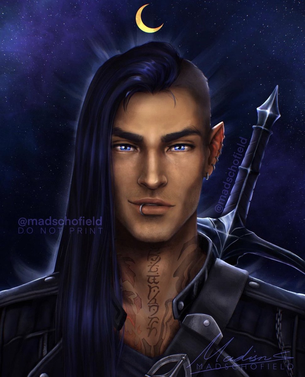 Tata31997's tweet photo. — Ruhn?
Seus olhos eram do mesmo tom de azul-violeta dos de Ruhn. O cabelo curto era do mesmo preto brilhante. A pele desse macho era mais marrom, mas o rosto, Eram de seu irmão. As orelhas também eram pontudas, embora também possuísse asas encouraçadas como os dois outros machos https://t.co/OOMefg0Glu