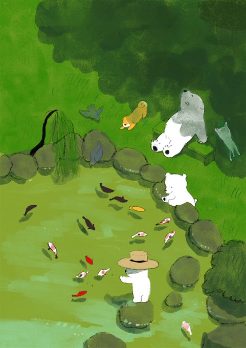 「fish polar bear」 illustration images(Latest)