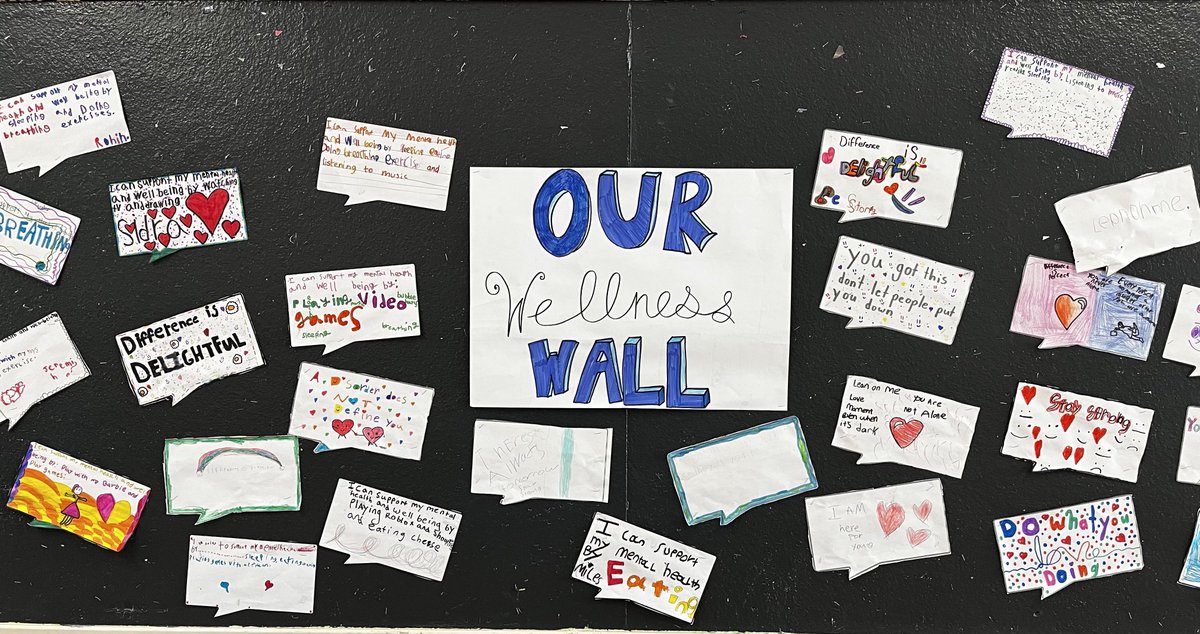 For this year’s ⁦<a href="/BELLTALK_/">#BellLetsTalk</a>⁩ day we recognized the many ways we can support our own well being and those around us #kprschools #wearekpr 💙