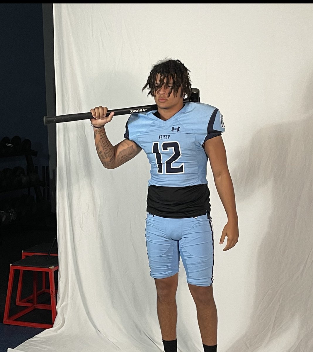 Had an amazing time today at <a href="/KeiserFootball/">Keiser Football</a> thank you coach @NickVagnoneKU for having me!