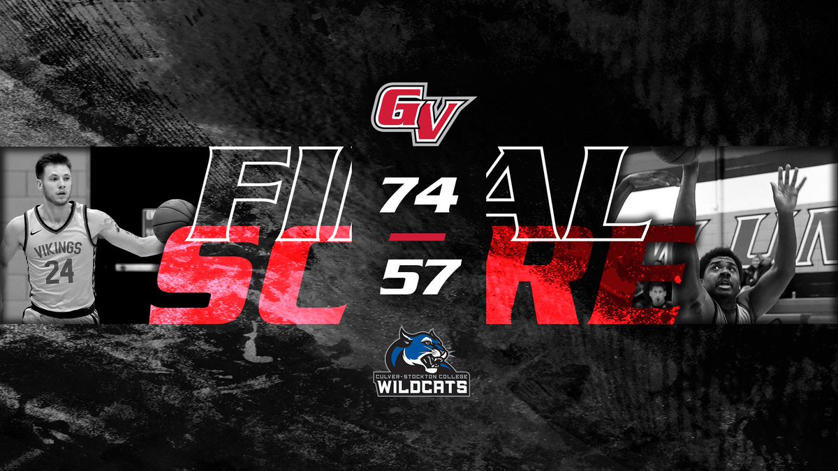 VikingAthletics's tweet photo. M🏀| FINAL | GVU 74 - CSC 57

Grand View men's basketball picks up a big home win over Culver-Stockton! 

Jacob Koontz with another double-double! 🤩

#TWG https://t.co/tCPjLKtXRS