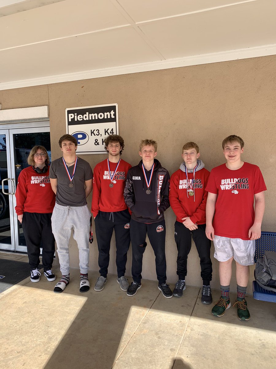 Region today at Piedmont. Adam Denhardt-1st. Evan Newsom-3rd. Nate Sharp-3rd. David Eberly-3rd. Graydon Ferrell-4th. Congrats guys. All 5 advance to Sectionals next weekend at Ga Southwestern. Belle Rabe will also be competing in the GIAA Girls State Championship next weekend.