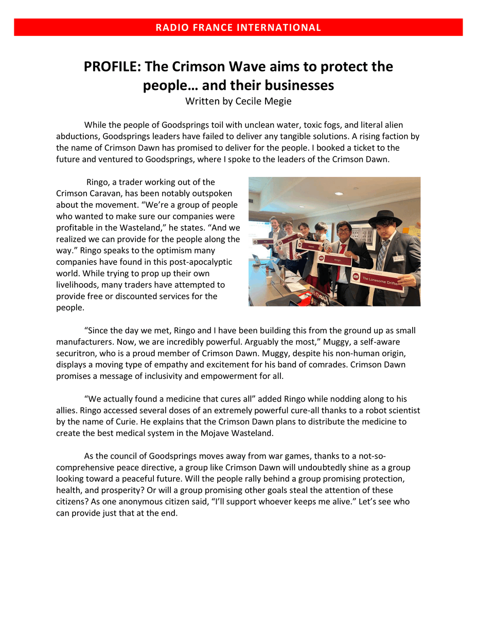 mcmunRSF's tweet photo. PROFILE: The Crimson Wave aims to protect the people... and their businesses by @Cristin00882726 https://t.co/v01JVAQDEL