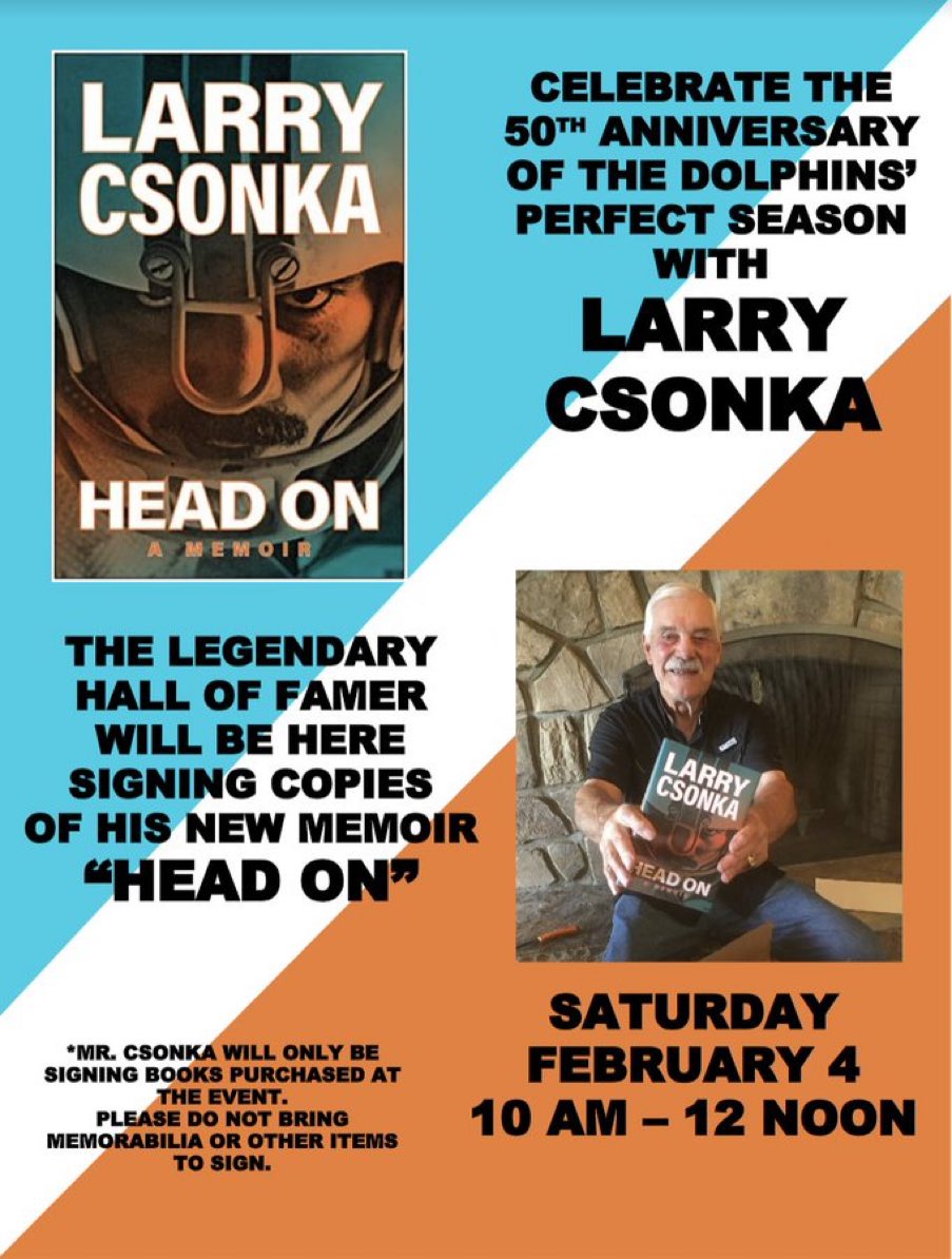 Larry Csonka on Twitter "Books A Million Merritt Island FL. Looking