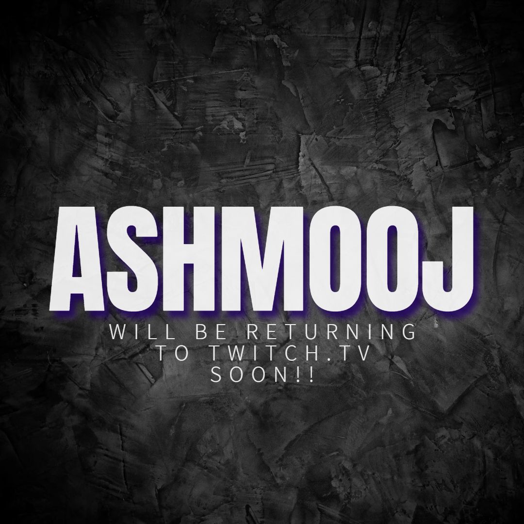 I have Decided To Give Streaming another go. There will be absolutely no schedule due to work and home commitments. however I will be attempting to stream twice A week moving forward! hope to see some of you over on my channel! twitch.tv/ashmooj
😊😊