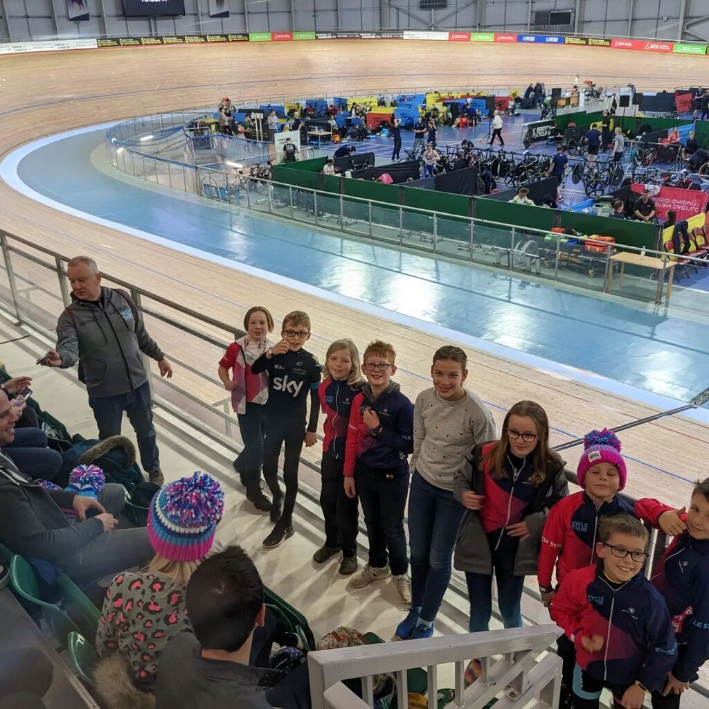 TeamMag7's tweet photo. The next generation of Mag7 racing legends watching Britain's best track racers fight it out. https://t.co/wXcCsQmc17 https://t.co/yZnewG0jHU