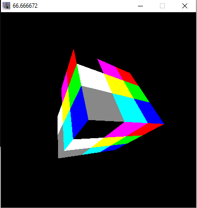 andrww06's tweet photo. My latest attempt at programming a 3d rasterizer without using a rendering API or GPU computing power. It also has a memory leak, but there's too much code to go through for me to even bother fixing. https://t.co/up0tF9TSBh