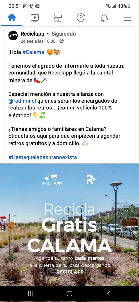 Loaregion's tweet photo. Amigos #Calama llego empresa que retira reciclado desde tu hogar 😊😊 para que difundan 👇👇👇 @el_caribu @miguel_calama @migue73 @Ximesil @titan_flores @csaldiass  @criordor @Kamiya_Touka @BarbaraCortes05 https://t.co/MB5t19eSnl