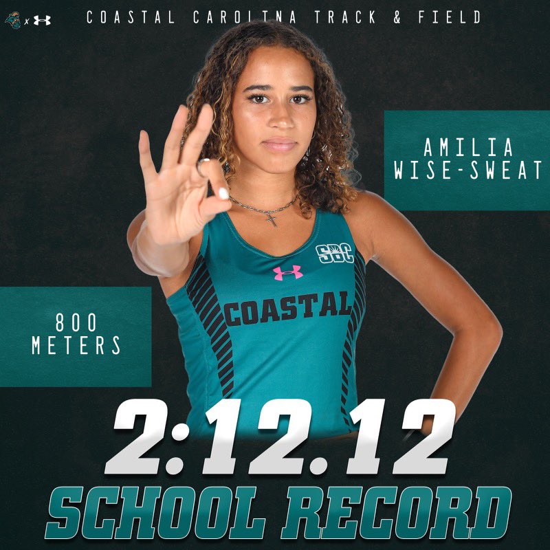 4 school records over the past three weeks! The chants are on the rise ‼️ #gochants