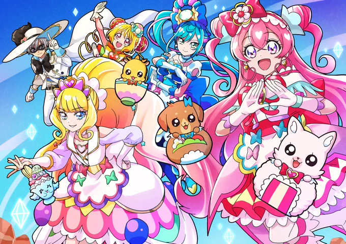 デパプリ最終回、ありがとうを重ねて、! #precure 