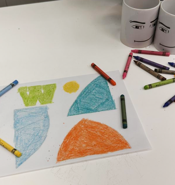 I literally had to break out the crayons to texture this ugc hat