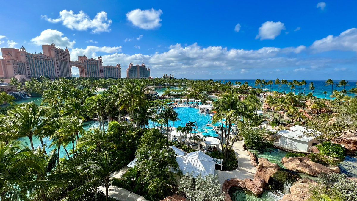 The view from the balcony is not the worst. Thanks to <a href="/atlantisbahamas/">AtlantisBahamas</a> for the hospitality….