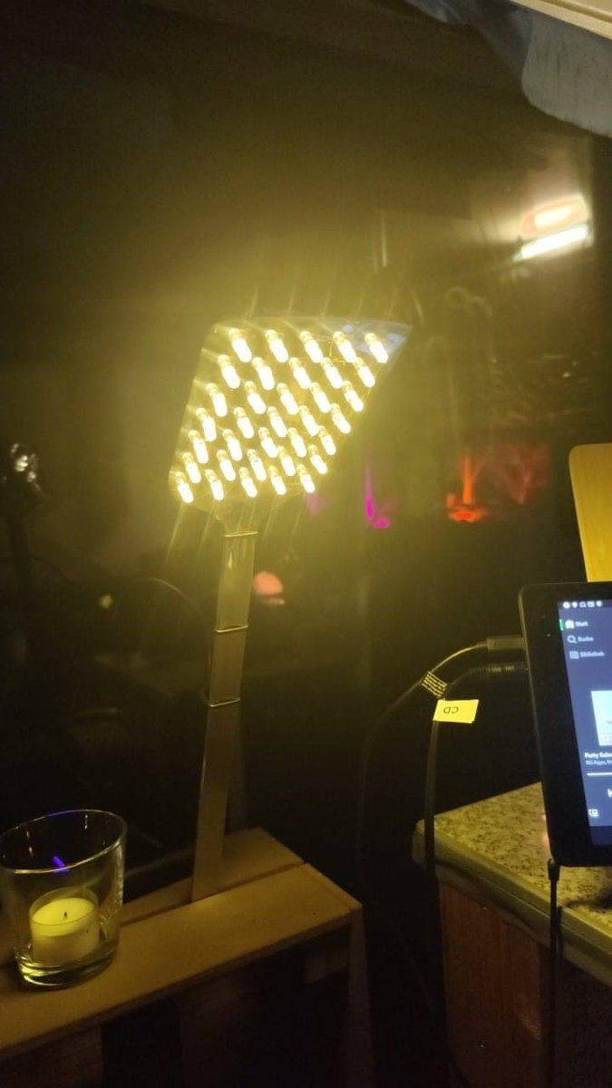 Heute den Flutlichtmast einGEweiht! Danke an alle die da waren