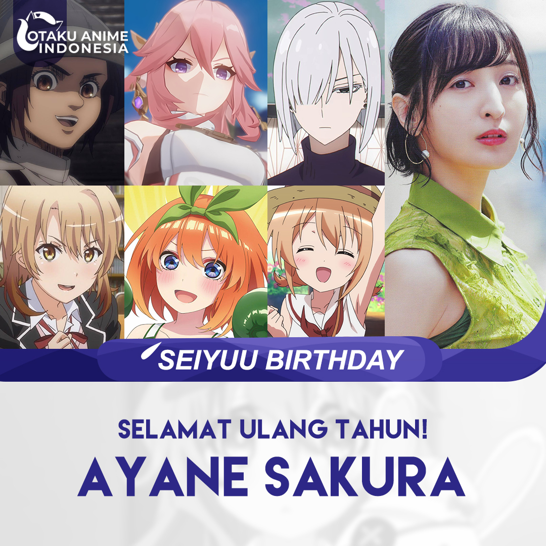 Otaku Anime Indonesia - 《Seiyuu Birthday》⁣ Selamat Ulang Tahun