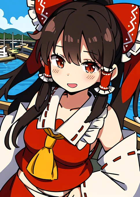 霊夢だよー#東方Project#博麗霊夢 