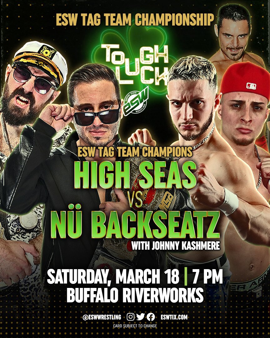 Empire State Wrestling on Twitter "The matches announced for 