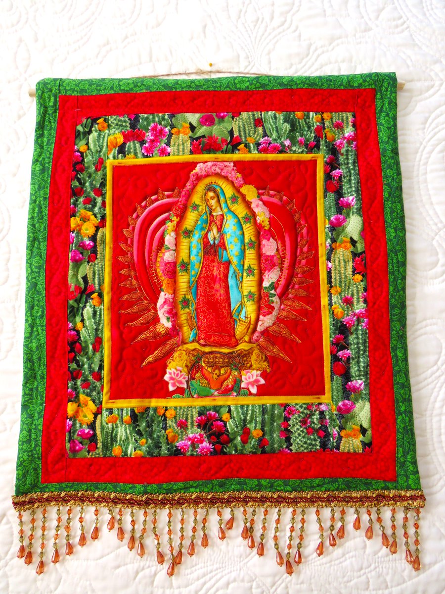 QUALITY HANDMADE OUR LADY OF GUADALUPE WALL HANGINGS AT OSEWNICE, AN EGTSY SHOP
etsy.com/shop/oSEWnice
#ourladyofguadalupe    #virgendeguadalupe