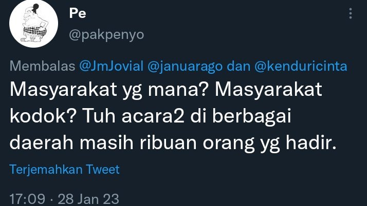 Ternyata pengikutnya Caknun lebih banyak drpd pemilihnya <a href="/jokowi/">Joko Widodo</a> ...
