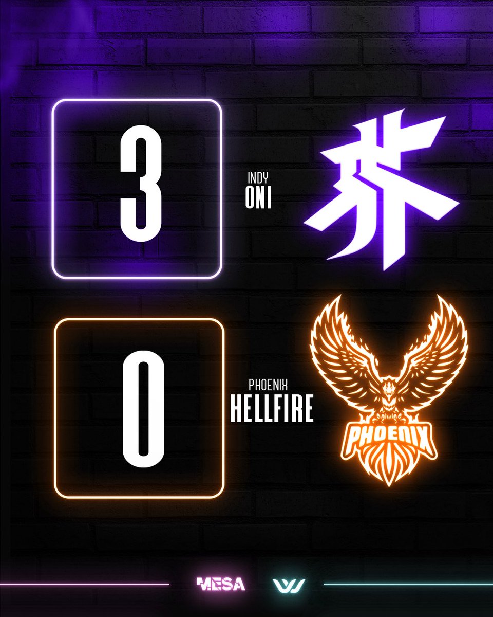 EsportsWSeries's tweet photo. Due to stalling, @HellfirePhx has forfeited their match against @IndyOni. GGs https://t.co/tE9EJYsKvX
