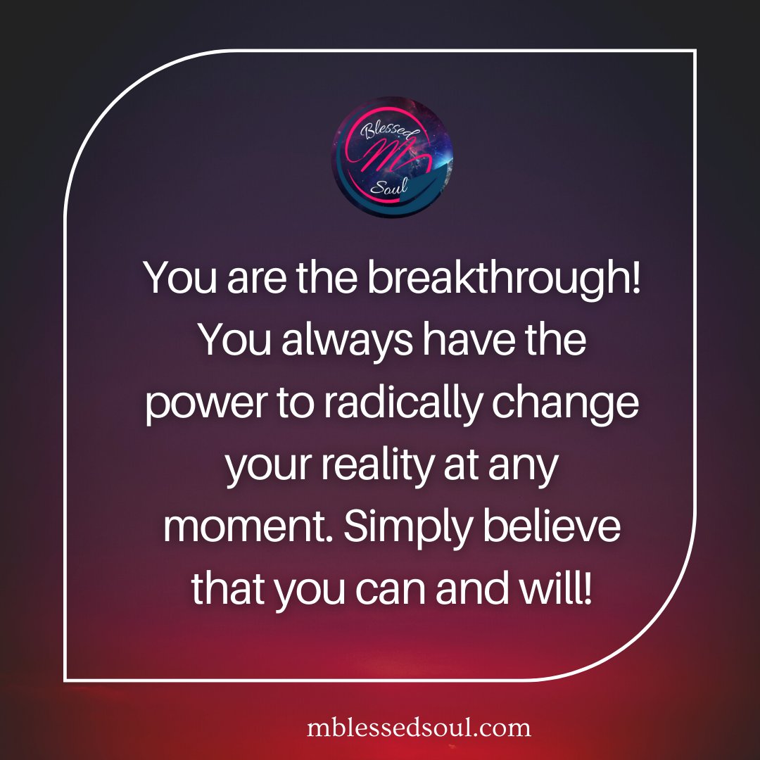palakpancholi5's tweet photo. You are the breakthrough! You always have the power to radically change your reality at any moment. Simply believe that you can and will!
.
.
#youarethebreakthrough #youareamagic #believeinyourself #youcandoit #keepgoingforward #keepgoingstronger #mblessedsoul #strongsoul https://t.co/Z0fjRY2XOF