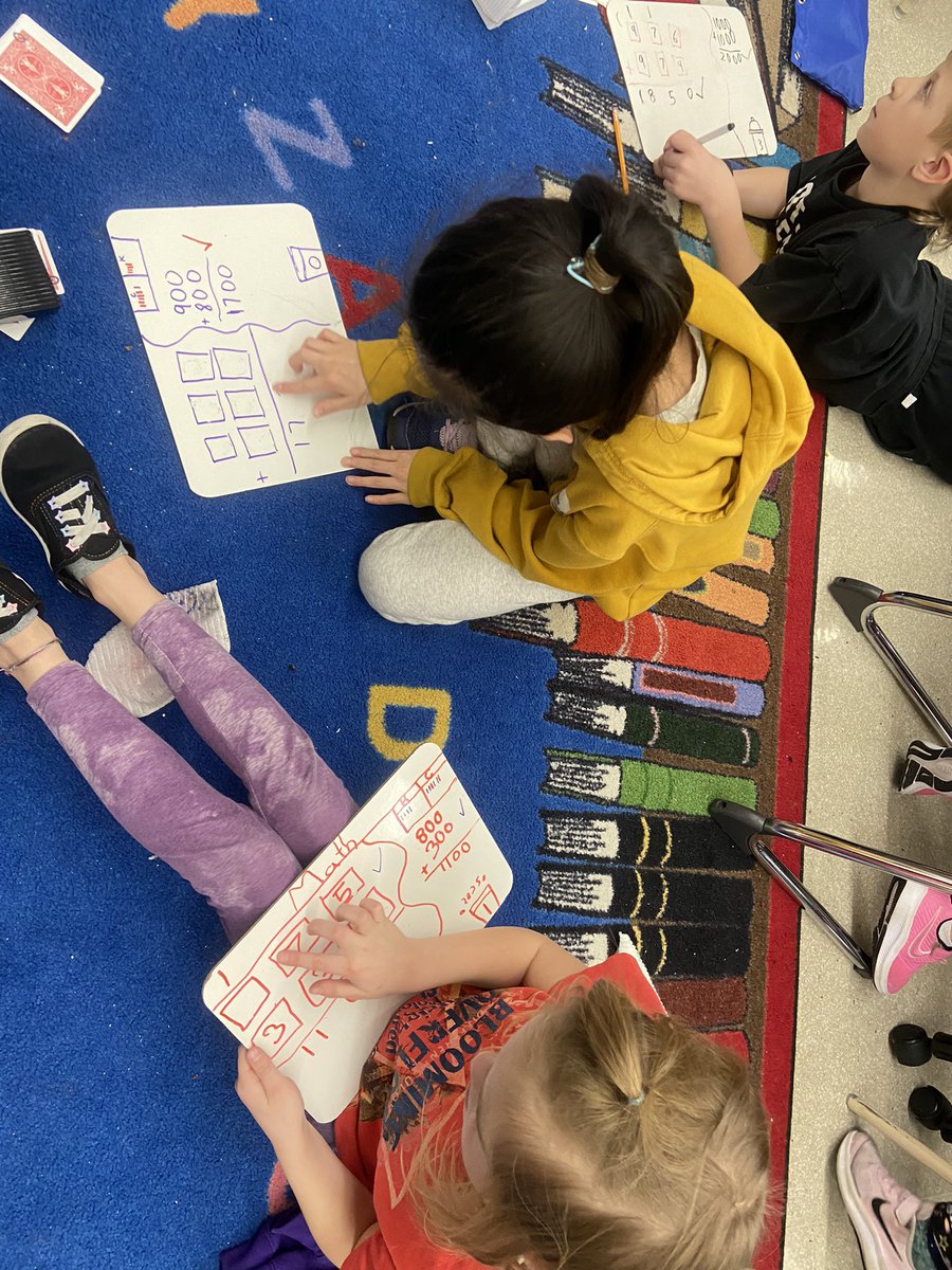 4_belpark's tweet photo. To reinforce our learning on multi-digit addition students learned the game “Baseball Addition”. This is a great game for all mathematical operations.  @BelParkCBE https://t.co/js5iDL5oDJ