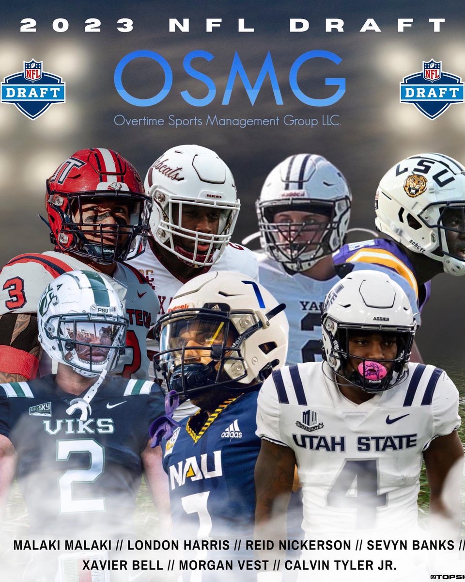 Introducing the 2023 MateoLowe NFL draft class:

<a href="/malaki2time/">malaki</a> 
<a href="/Londoo_Harris/">London Harris</a> 
<a href="/reidnickerson_/">Reid Nickerson</a> 
<a href="/SevynBanks/">Sevyn Banks</a> 
<a href="/xaviertmbell/">Xavier Bell</a> 
<a href="/MorganVest05/">MV</a> 
<a href="/BlessedAthleteC/">Calvin Tyler Jr ⁶𓅓</a> 

The best is ahead